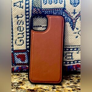 EUC- Leather iPhone 14 case